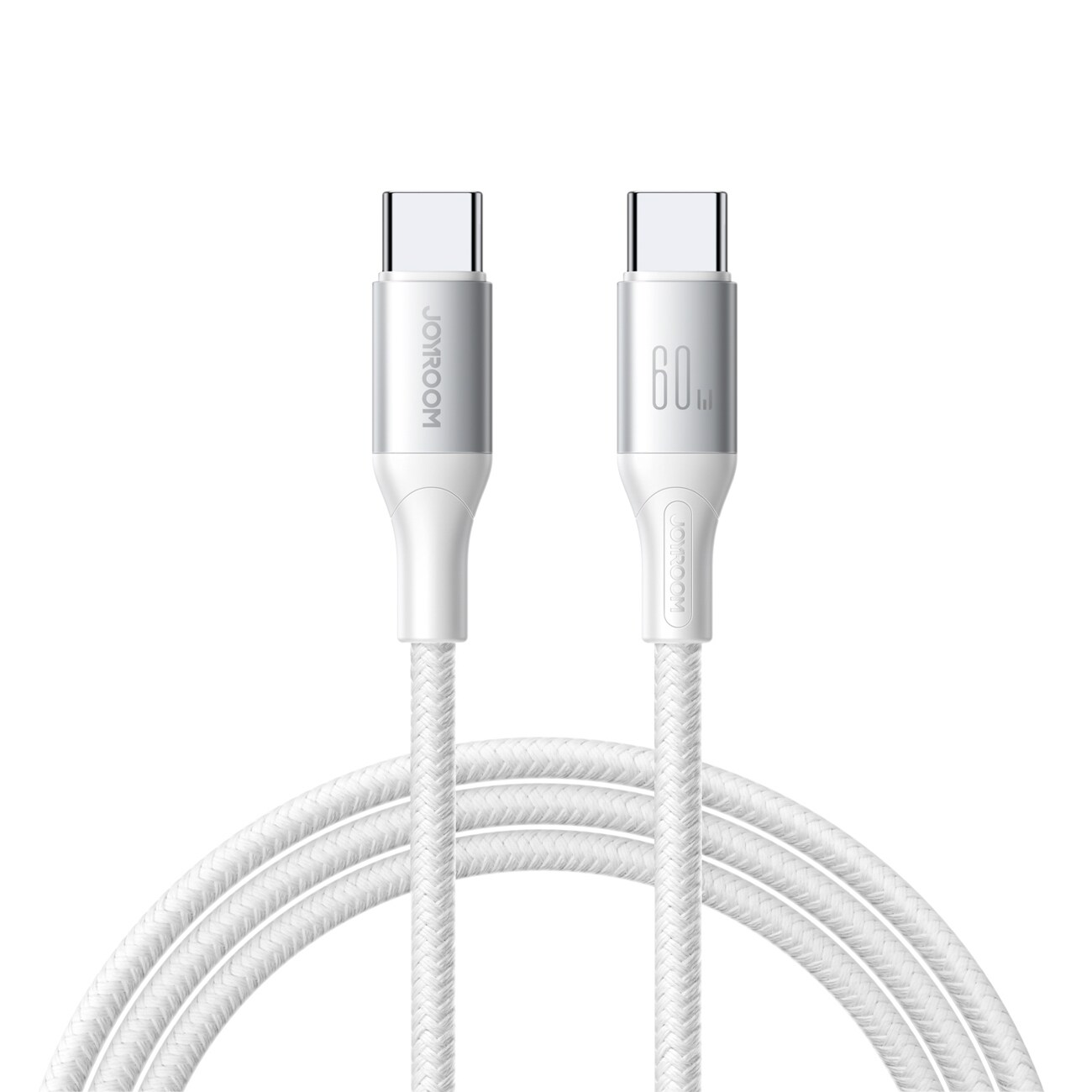 Joyroom S-A28 Flash Series 60W USB-C - USB-C-kabel 2m - Vit
