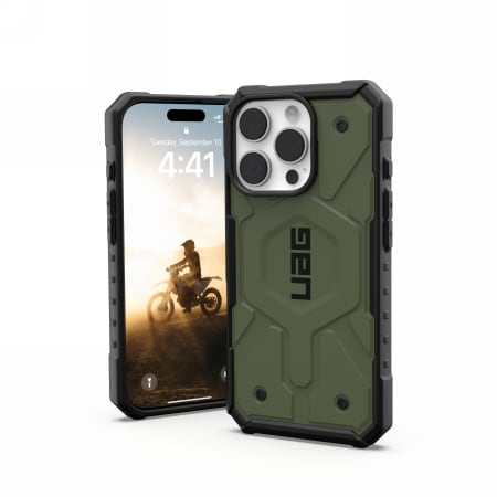 UAG Pathfinder Magsafe iPhone 16 Pro Fodral - Grön