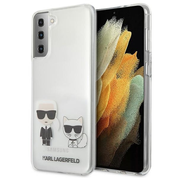 Karl Lagerfeld Karl&Choupette Fodral till Samsung Galaxy S21+ - Transparent