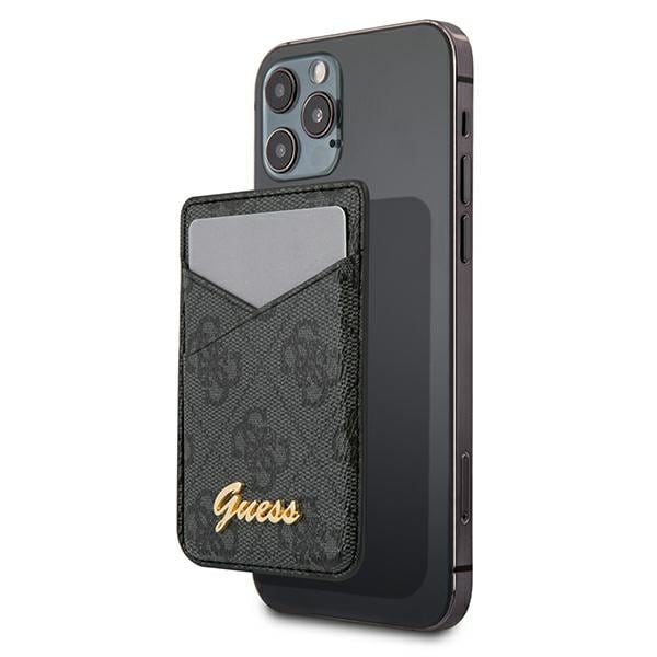 Guess Plånbok Kortplats GUWMS4GTLBK MagSafe 4G grå/grå