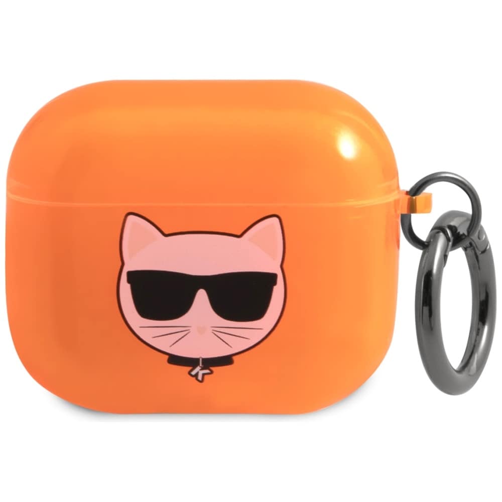 Karl Lagerfeld Choupette fodral för AirPods 3 - orange