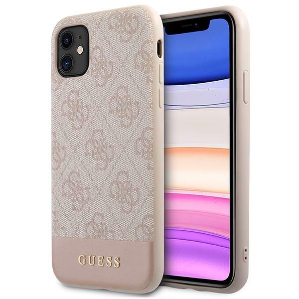 Guess 4G Stripe Collection Fodral för iPhone 11 / Xr 6,1" - Rosa