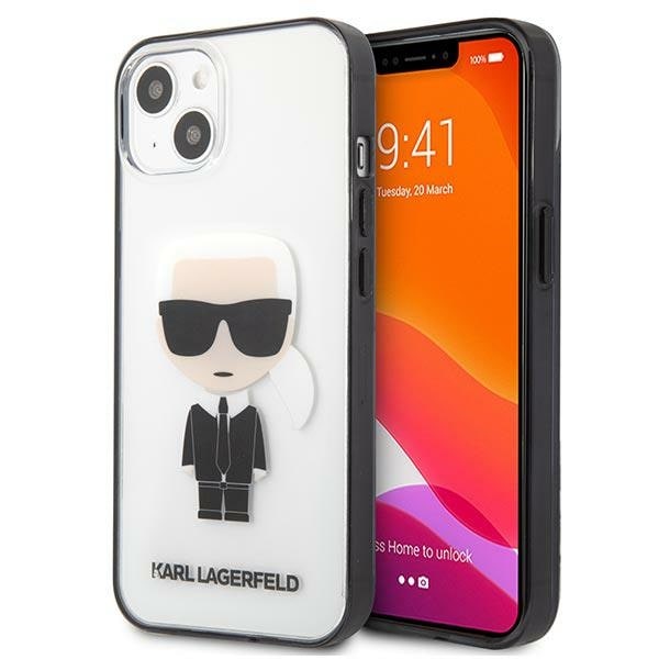 Karl Lagerfeld Iconik Karl Fodral för iPhone 13 mini - Transparent