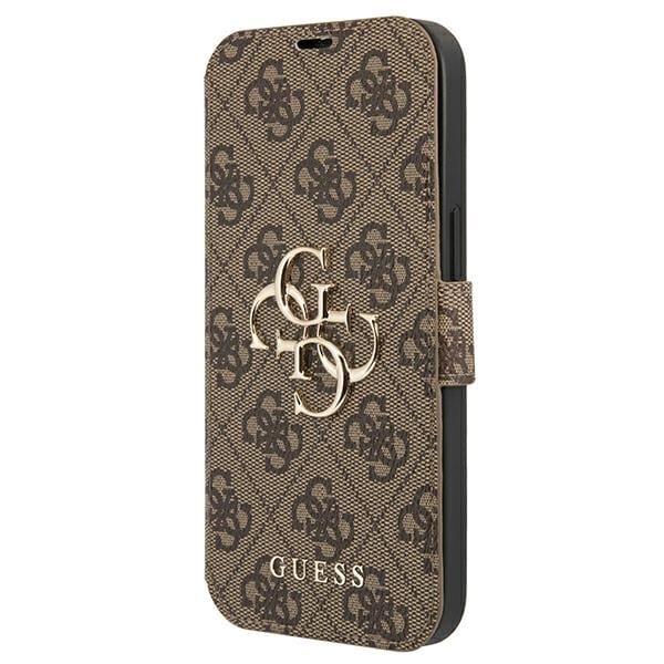 Guess GUBKP13L4GMGBR iPhone 13 Pro / 13 6,1" brun/brun bok 4G Big Metal Logo