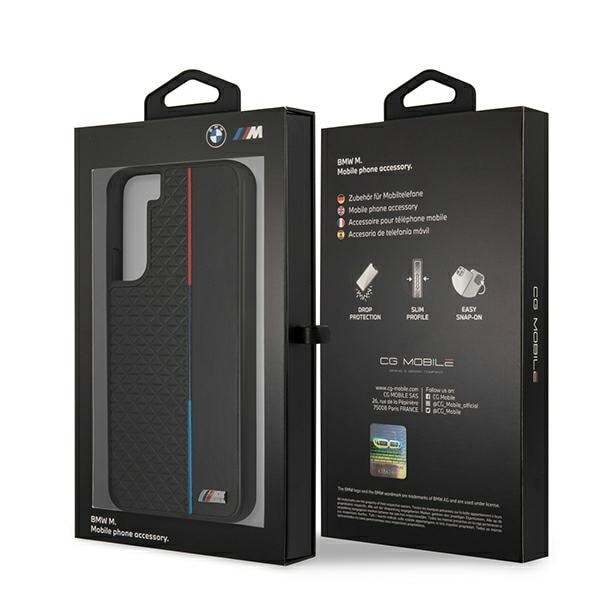 BMW M Collection Triangles-etui til Samsung Galaxy S22+ - Sort
