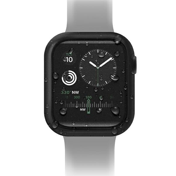 Uniq-fodral Nautic Apple Watch Series 7/8/9 45mm svart/svart