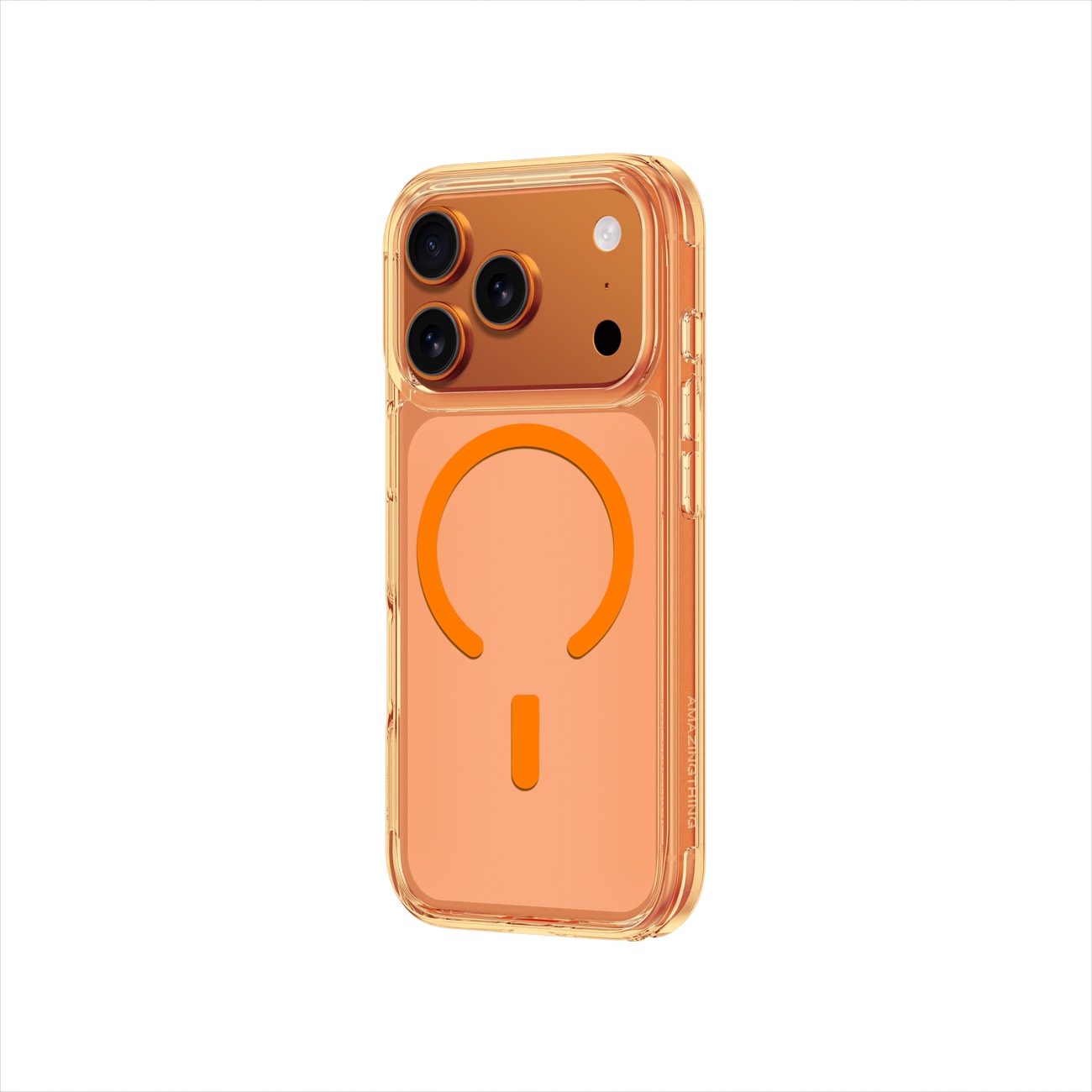 AmazingThing Minimal Mag Case för iPhone 17 Pro Max Kompatibel med MagSafe - Orange