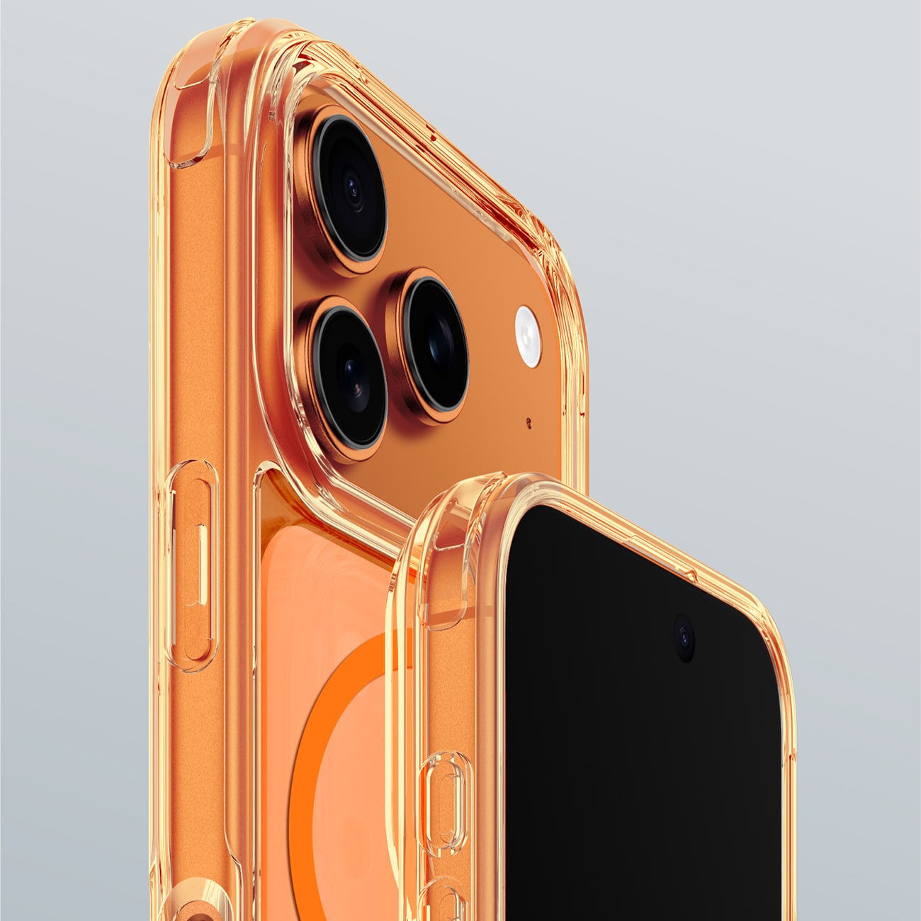 AmazingThing Minimal Mag Case för iPhone 17 Pro Max Kompatibel med MagSafe - Orange