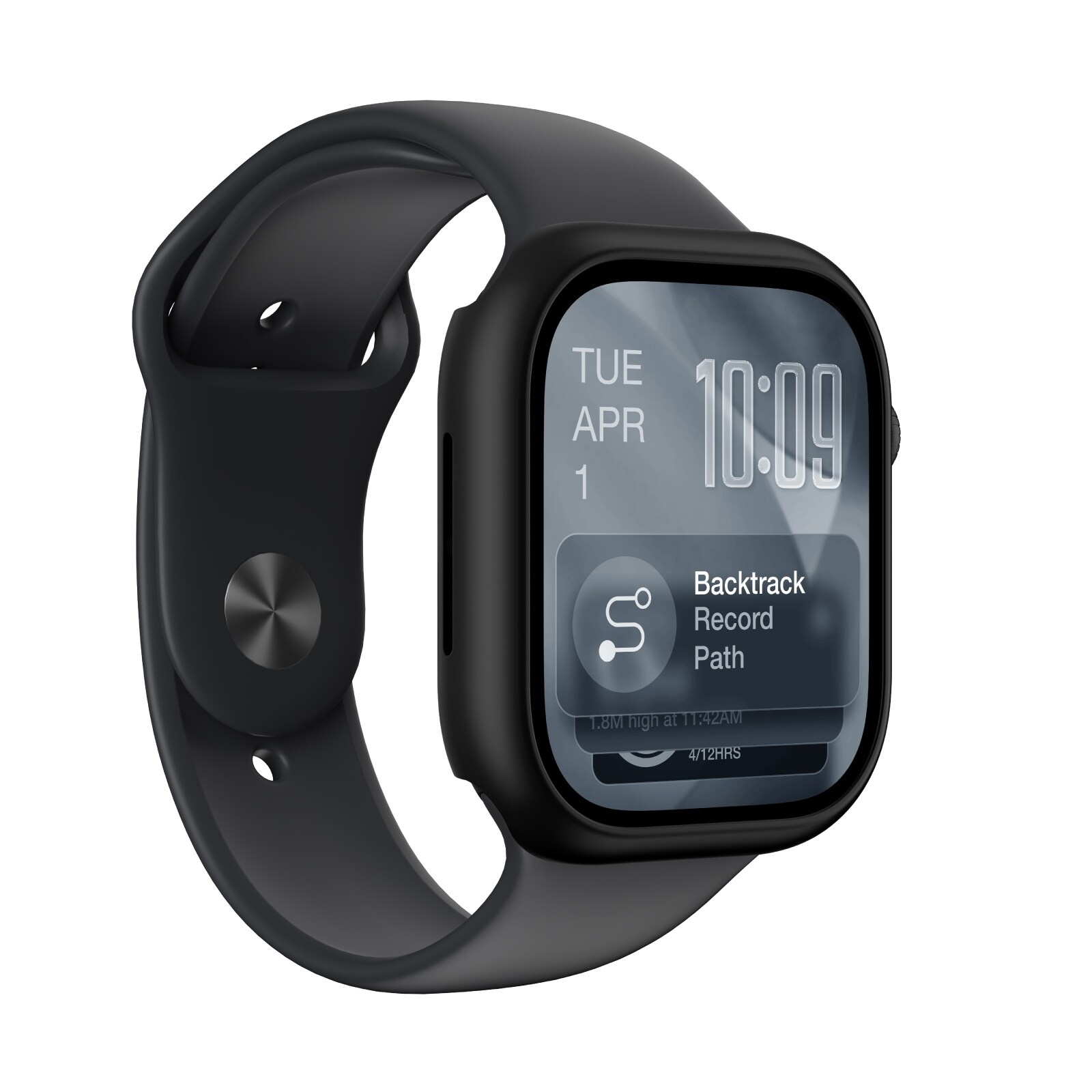 AmazingThing Minimal beskyttelsesetui til Apple Watch Series 11 46mm - Sort
