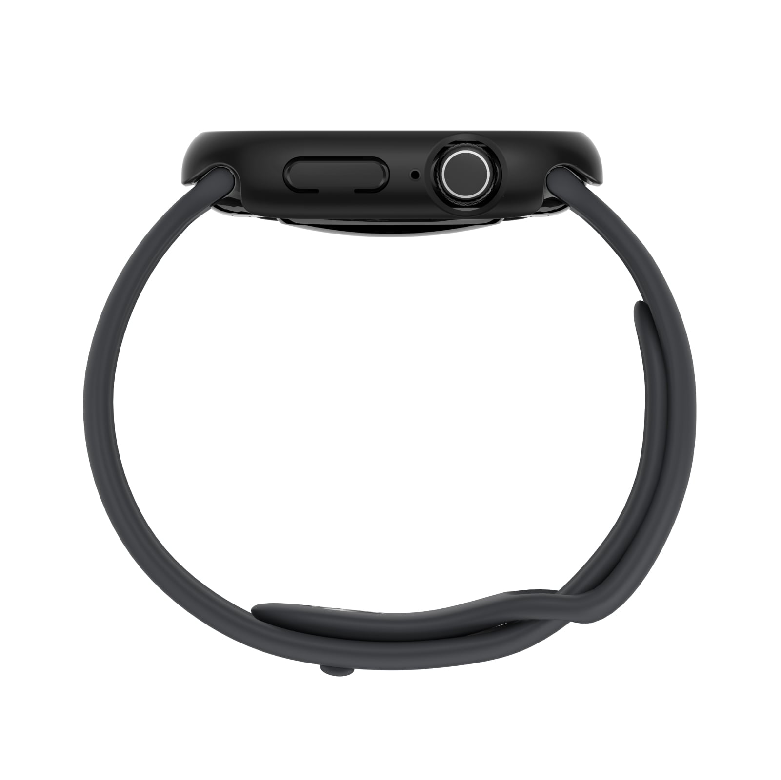 AmazingThing Minimal beskyttelsesetui til Apple Watch Series 11 46mm - Sort