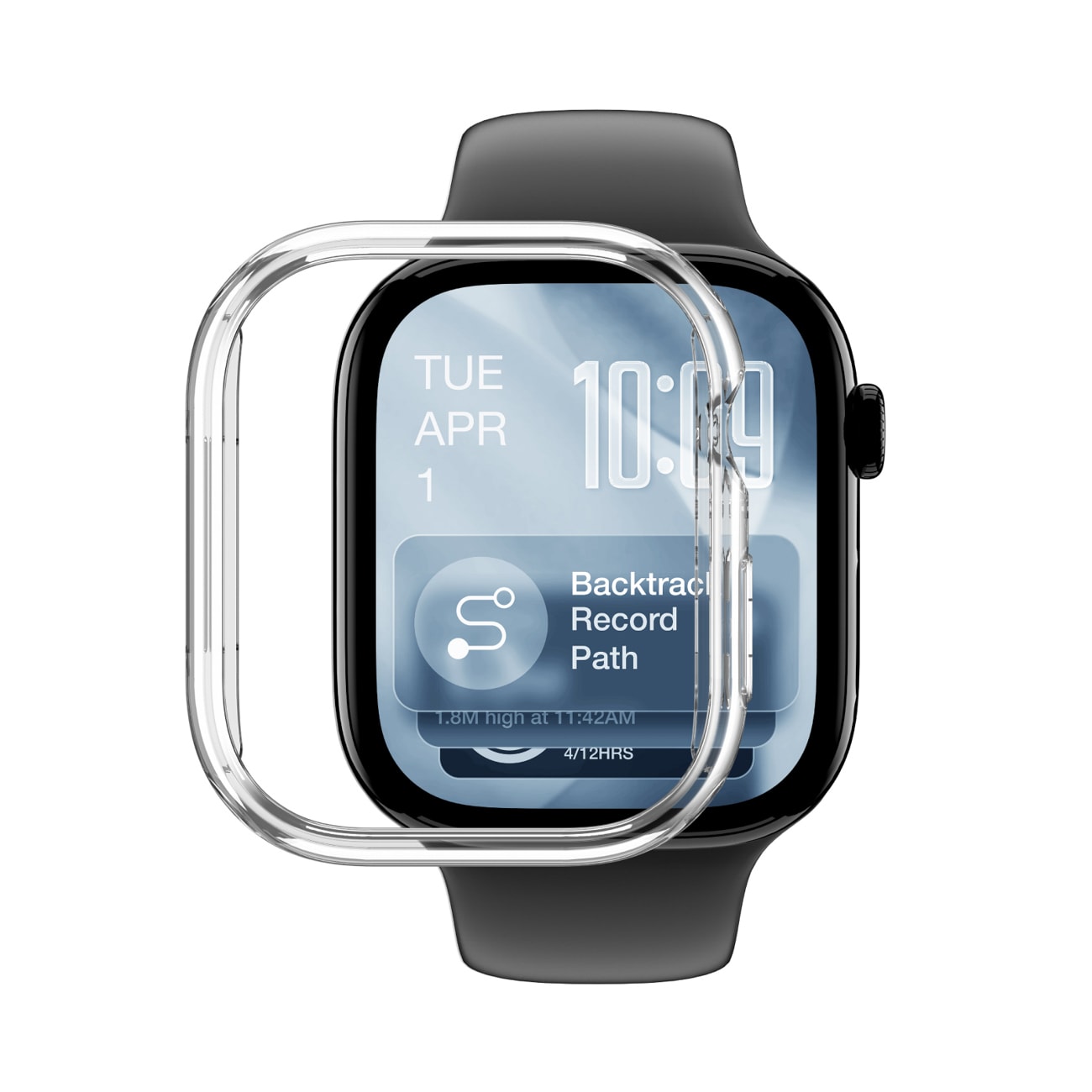AmazingThing Minimalt skyddsfodral för Apple Watch Series 11 42mm - Klar