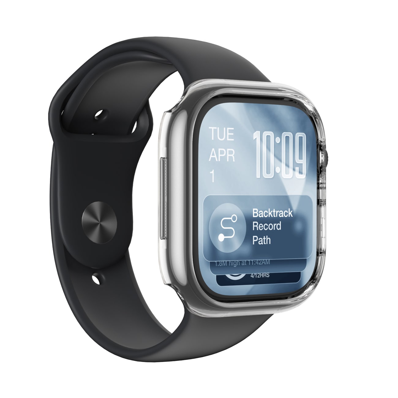 AmazingThing Minimalt skyddsfodral för Apple Watch Series 11 42mm - Klar