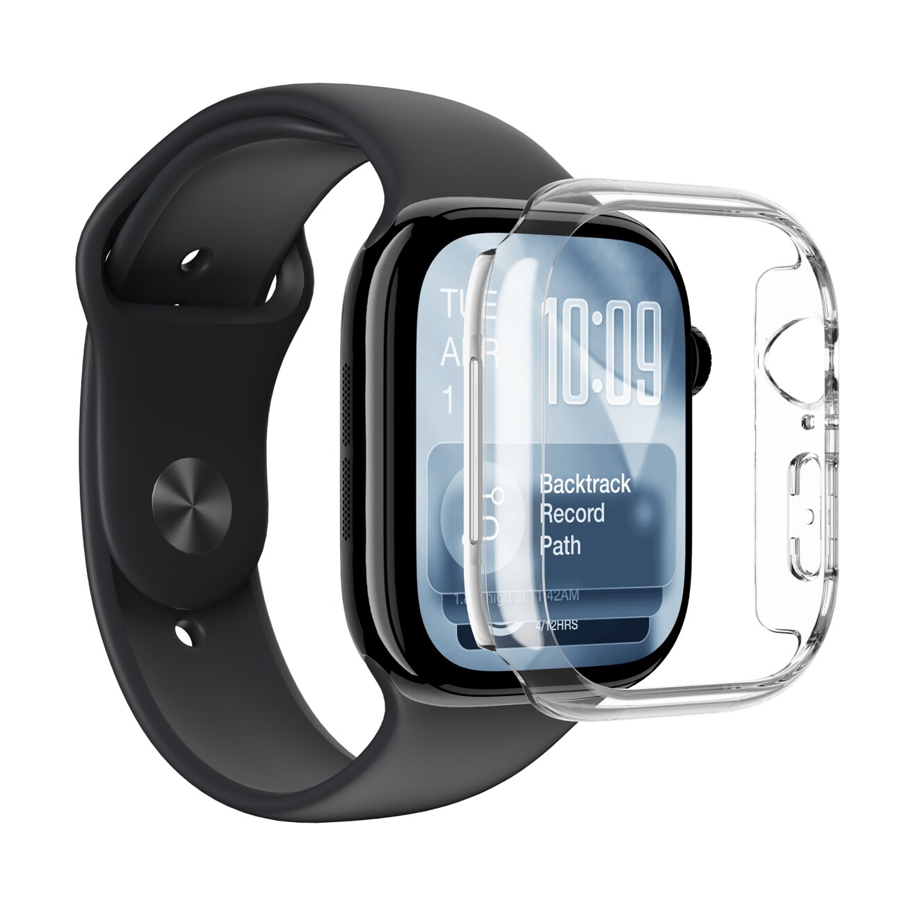 AmazingThing Minimalt skyddsfodral för Apple Watch Series 11 42mm - Klar