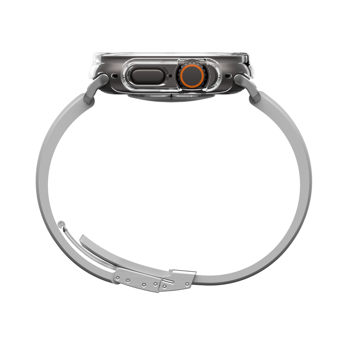 AmazingThing Minimal beskyttelsesetui til Apple Watch UItra 3 49mm - Transparent