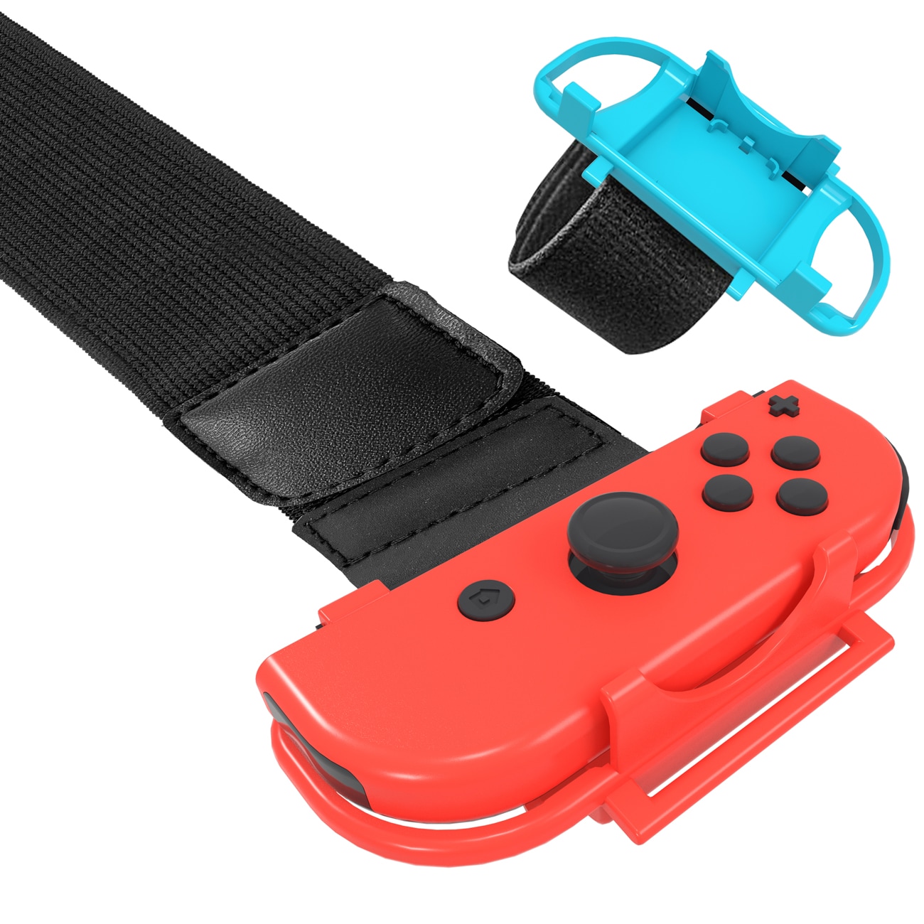 Nintendo Switch Sports tillbehörspaket 10 delar / familjepaket / sportset för Joy-Con i rött och blått