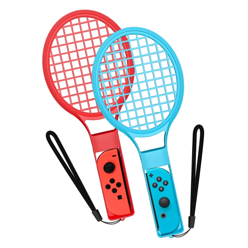 Nintendo Switch Sports tillbehörspaket 10 delar / familjepaket / sportset för Joy-Con i rött och blått