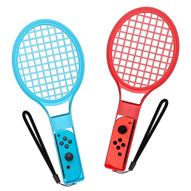 Nintendo Switch Sports tillbehörspaket 10 delar / familjepaket / sportset för Joy-Con i rött och blått