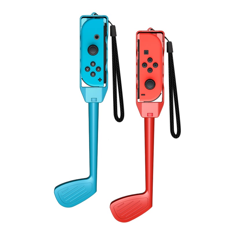 Nintendo Switch Sports tillbehörspaket 10 delar / familjepaket / sportset för Joy-Con i rött och blått