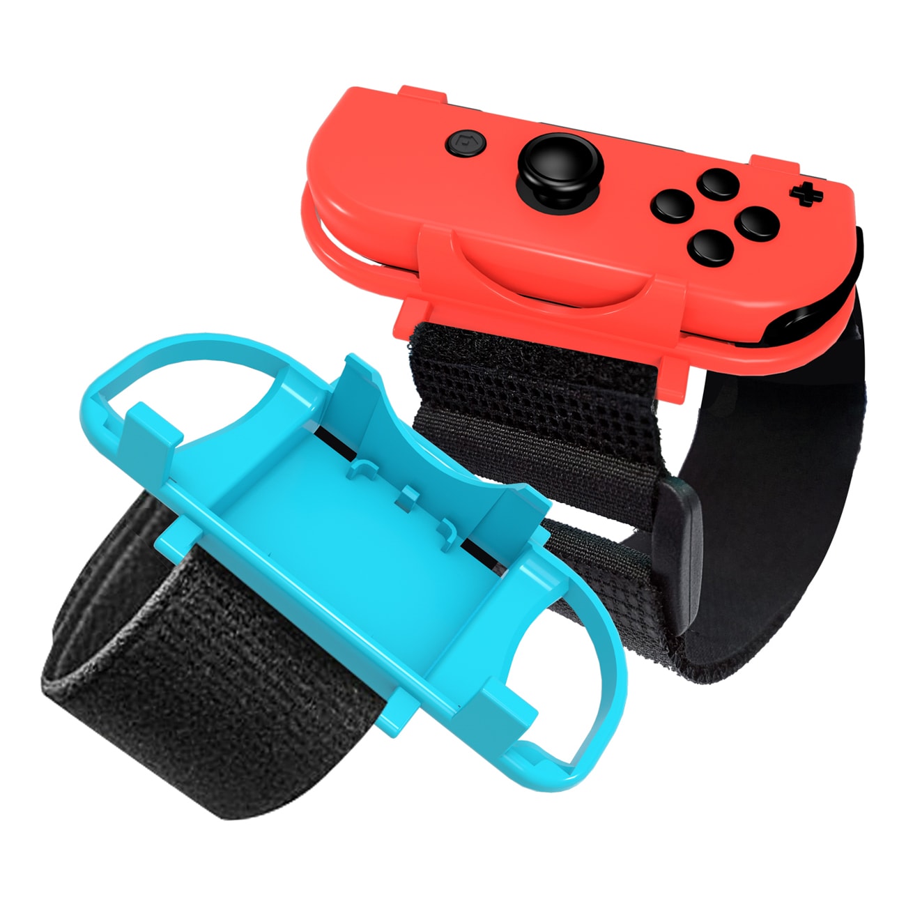 Nintendo Switch Sports tillbehörspaket 10 delar / familjepaket / sportset för Joy-Con i rött och blått