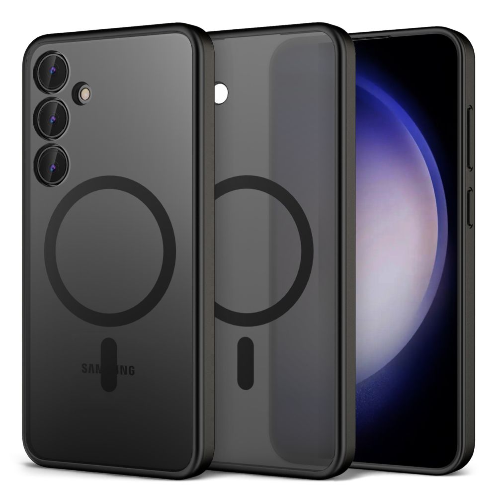 Tech-Protect MagMat MagSafe-fodral för Samsung Galaxy S24 - Matt svart