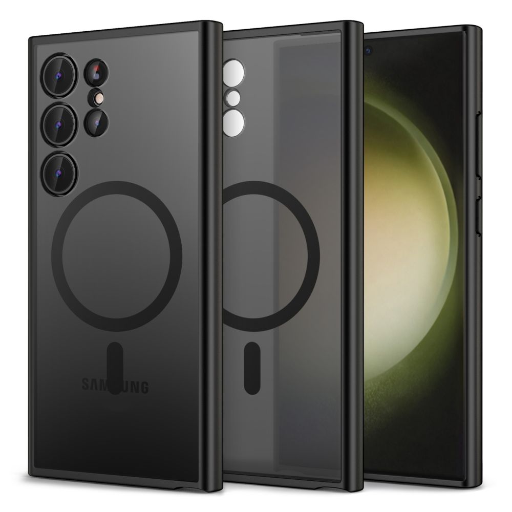 Tech-Protect MagMat MagSafe-fodral för Samsung Galaxy S24 Ultra - Matt svart