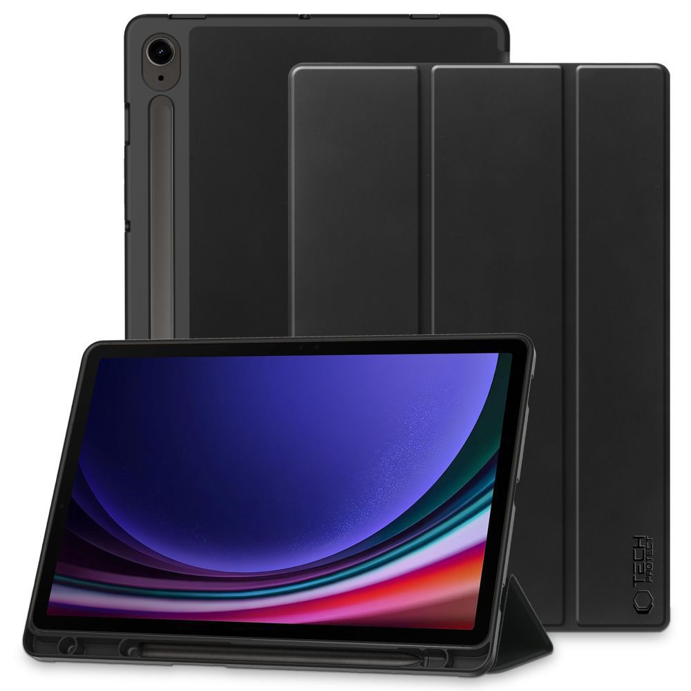 Tech-Protect SC pennfodral för Samsung Galaxy Tab S9 FE 10.9" X510 / X516B - Svart