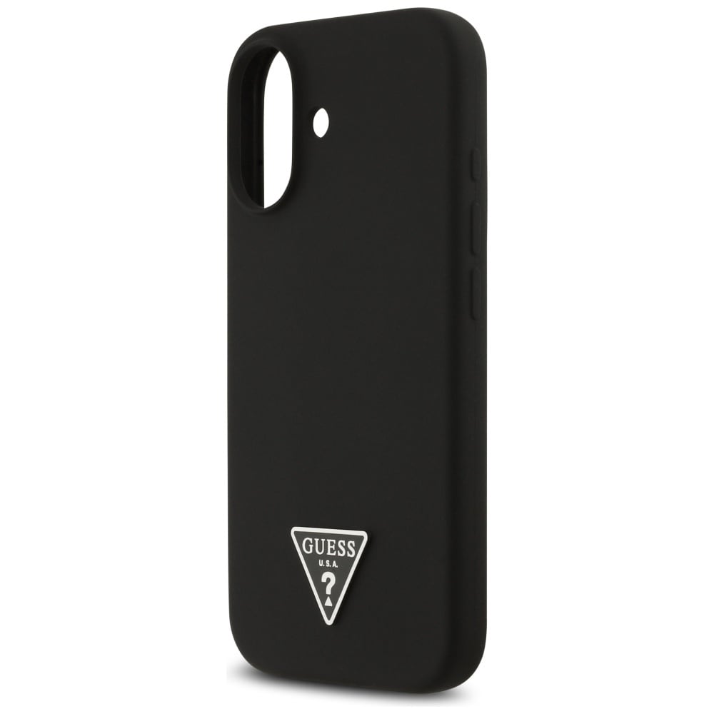 Guess MagSafe-etui med trekantlogo i silikone til iPhone 17 - Sort