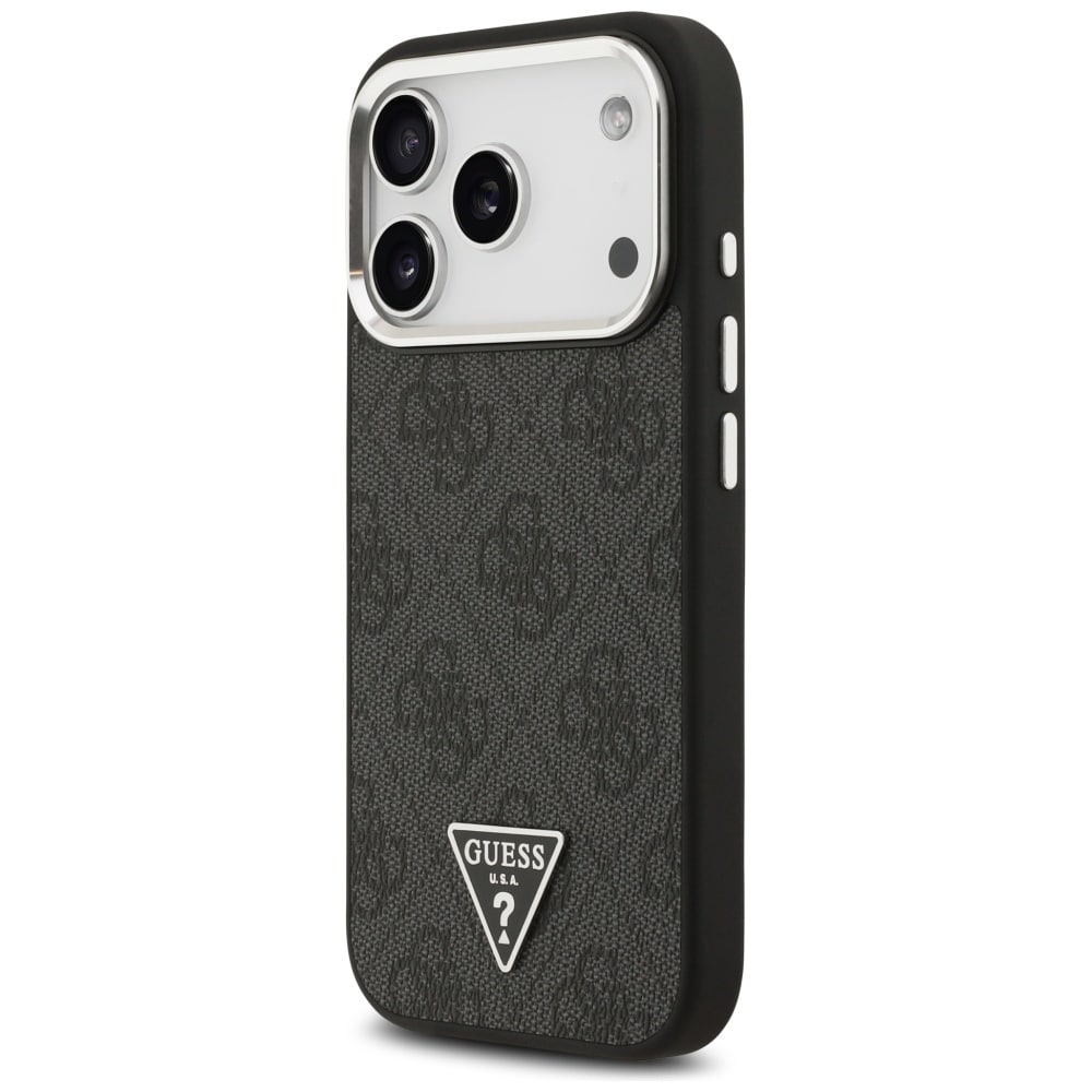 Guess 4G Triangle Logo MagSafe-etui til iPhone 17 Pro - sort