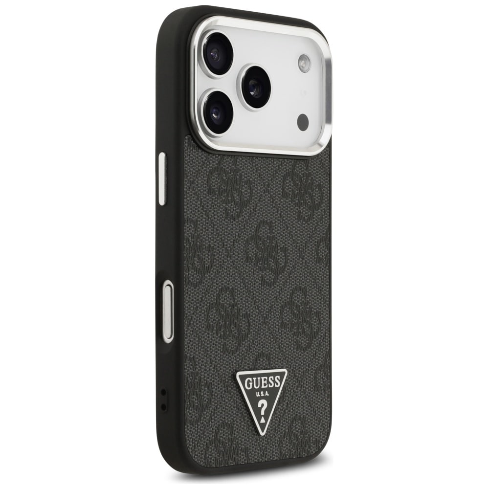 Guess 4G Triangle Logo MagSafe-etui til iPhone 17 Pro - sort