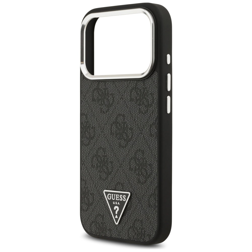 Guess 4G Triangle Logo MagSafe-etui til iPhone 17 Pro - sort