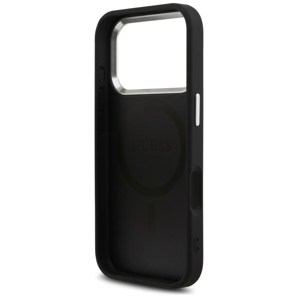 Guess 4G Triangle Logo MagSafe-etui til iPhone 17 Pro - sort