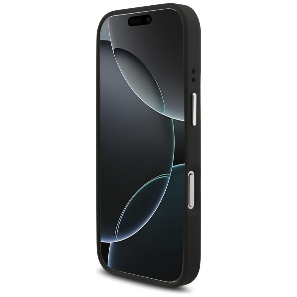 Guess Grained Big 4G Classic Logotaske til iPhone 17 Pro - sort