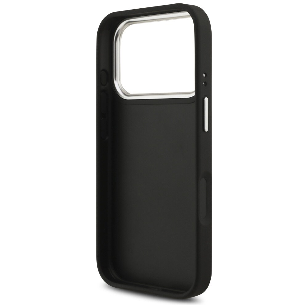 Guess Grained Big 4G Classic Logotaske til iPhone 17 Pro - sort