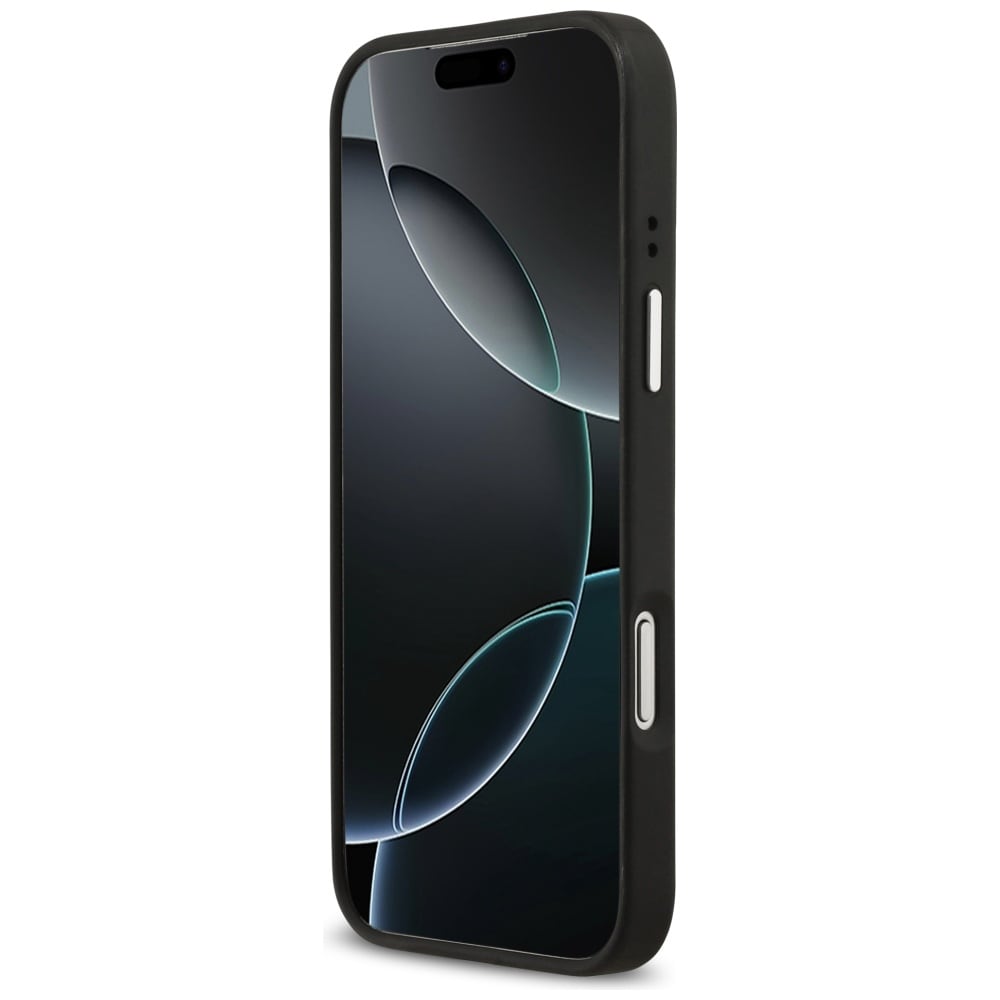 Guess Grained Big 4G Classic Logotaske til iPhone 17 Pro Max - sort