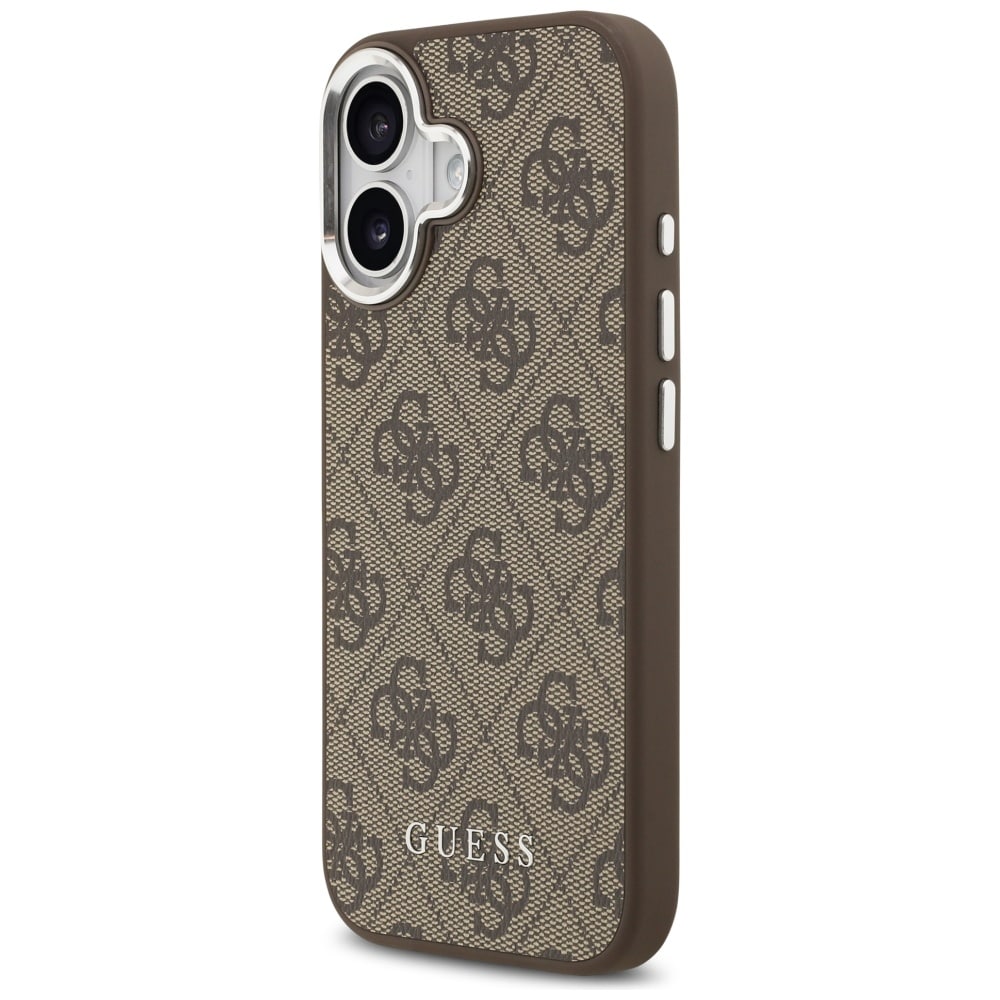 Guess 4G Classic Logo MagSafe-etui til iPhone 17 - brun