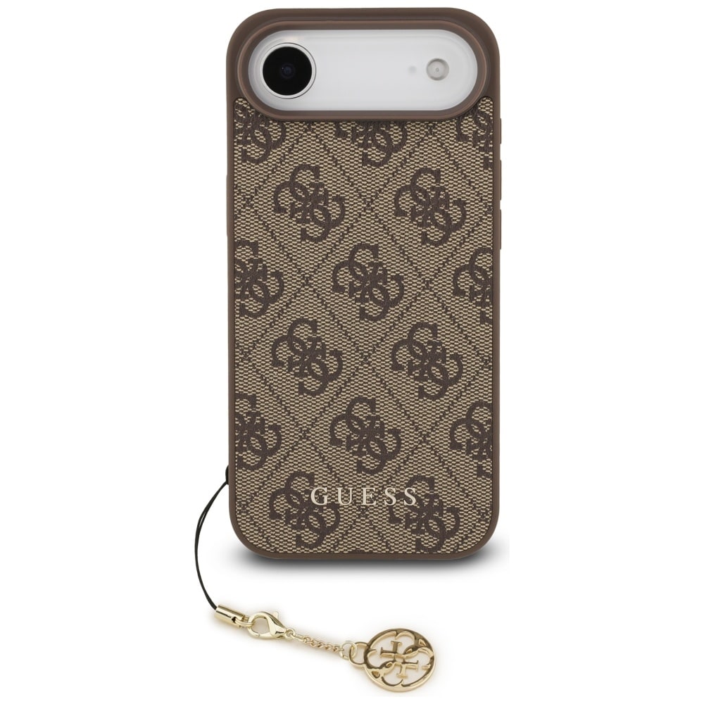 Guess 4G Charms Collection MagSafe-fodral för iPhone Air - brunt