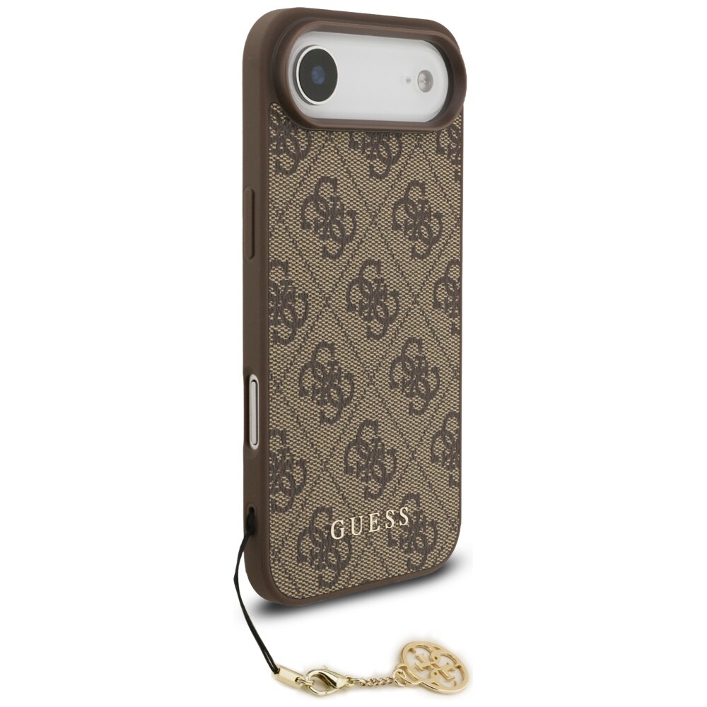Guess 4G Charms Collection MagSafe-fodral för iPhone Air - brunt