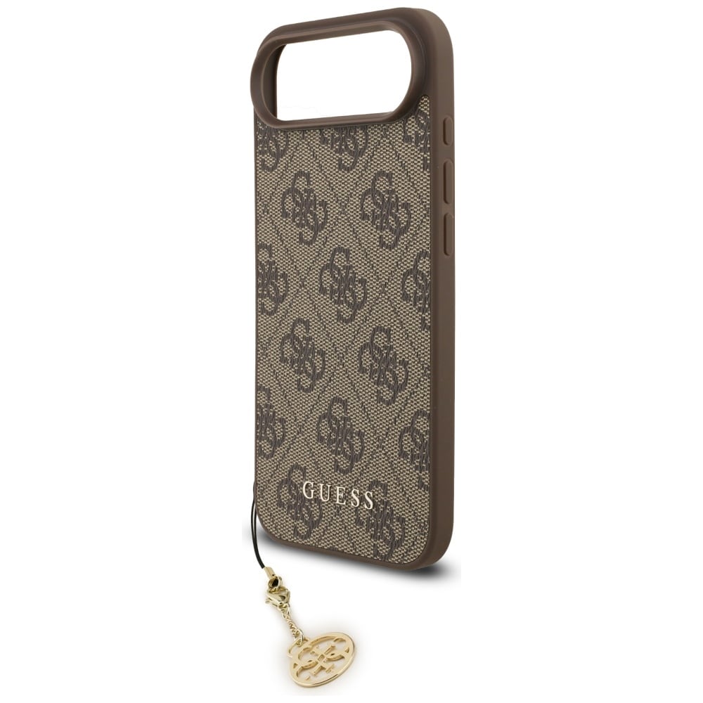 Guess 4G Charms Collection MagSafe-fodral för iPhone Air - brunt