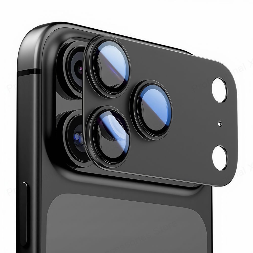 Tech-Protect Camfull Fit+ Kameralinsglas för iPhone 17 Pro - Marinblå
