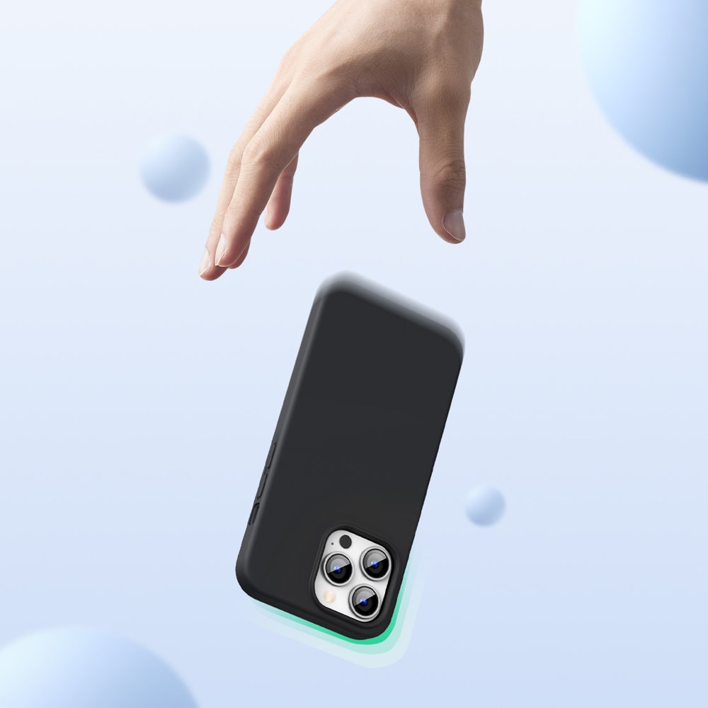 Ugreen Skyddande silikonfodral gummi flexibelt silikonfodral för iPhone 13 Pro Max svart