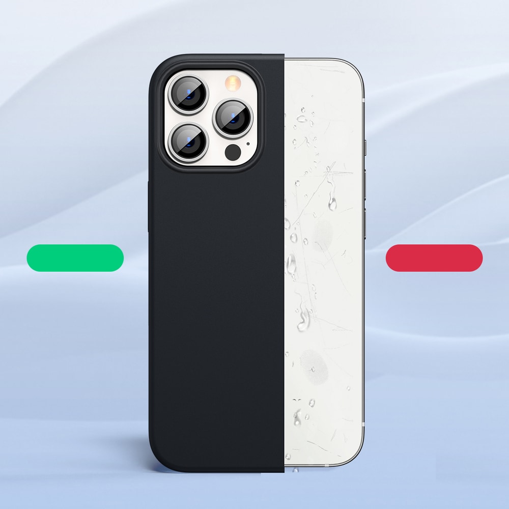 Ugreen Skyddande silikonfodral gummi flexibelt silikonfodral för iPhone 13 Pro Max svart