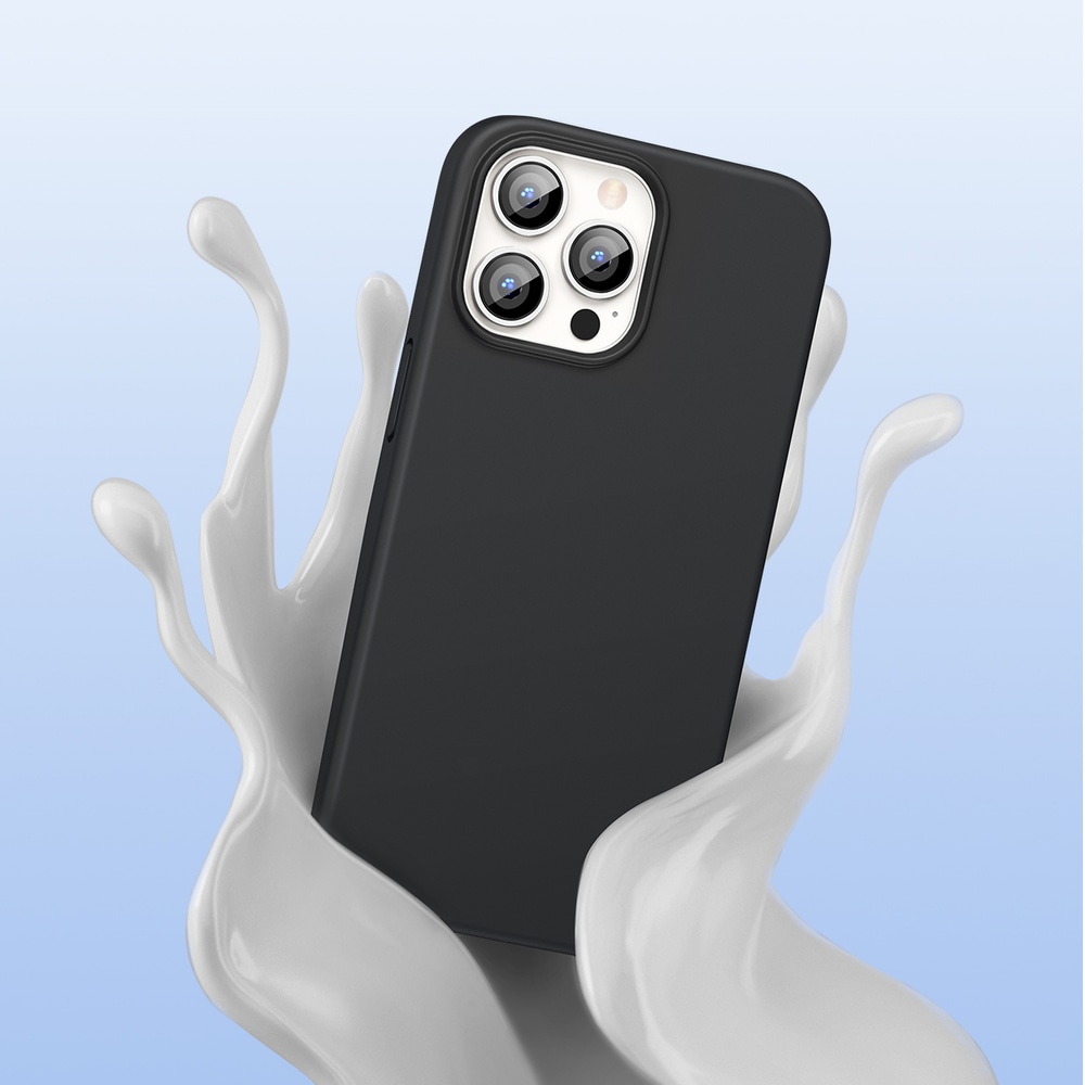 Ugreen Skyddande silikonfodral gummi flexibelt silikonfodral för iPhone 13 Pro Max svart