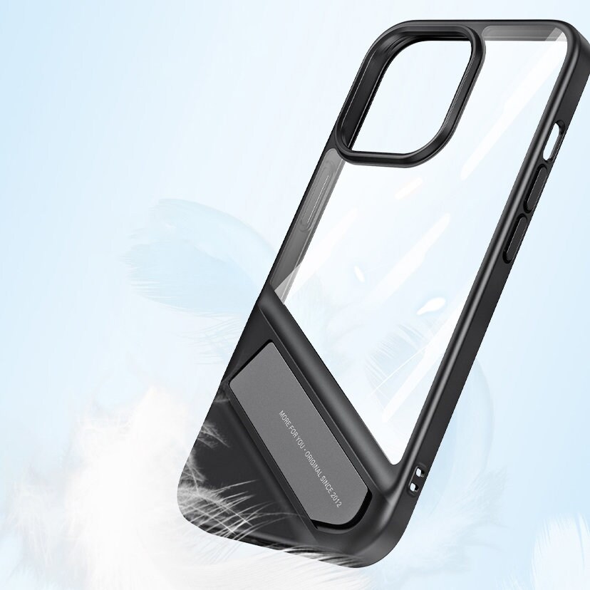 Ugreen Fusion Kickstand Fodral iPhone 13 Pro Hårt fodral med gelram och stativ svart (90153)