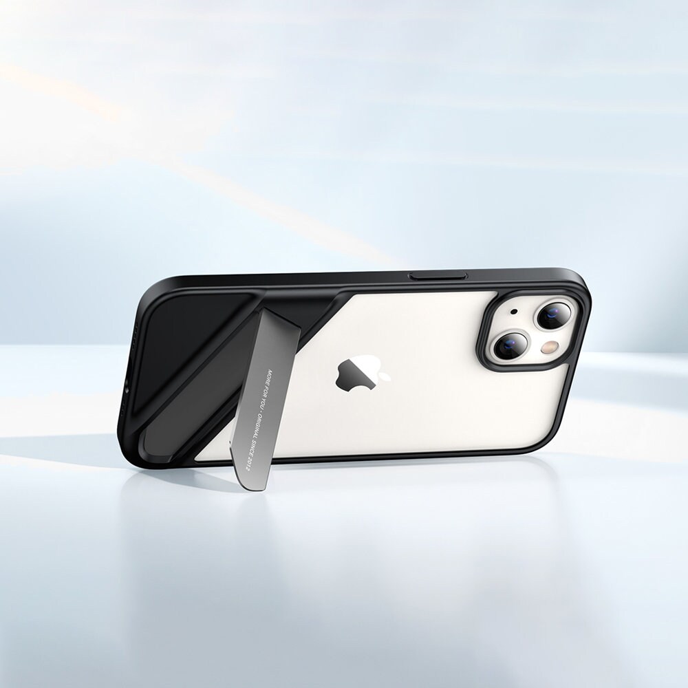 Ugreen Fusion Kickstand Fodral iPhone 13 Pro Hårt fodral med gelram och stativ svart (90153)