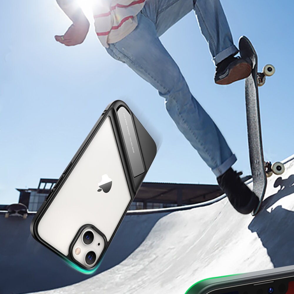 Ugreen Fusion Kickstand Fodral iPhone 13 Pro Hårt fodral med gelram och stativ svart (90153)
