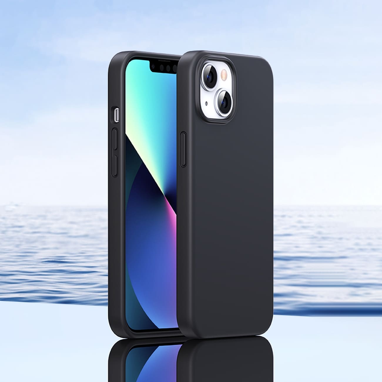 Ugreen LP626 Silky Silikon Skyddsfodral för iPhone 14 Plus, Gummi Flexibelt, Svart (90920)