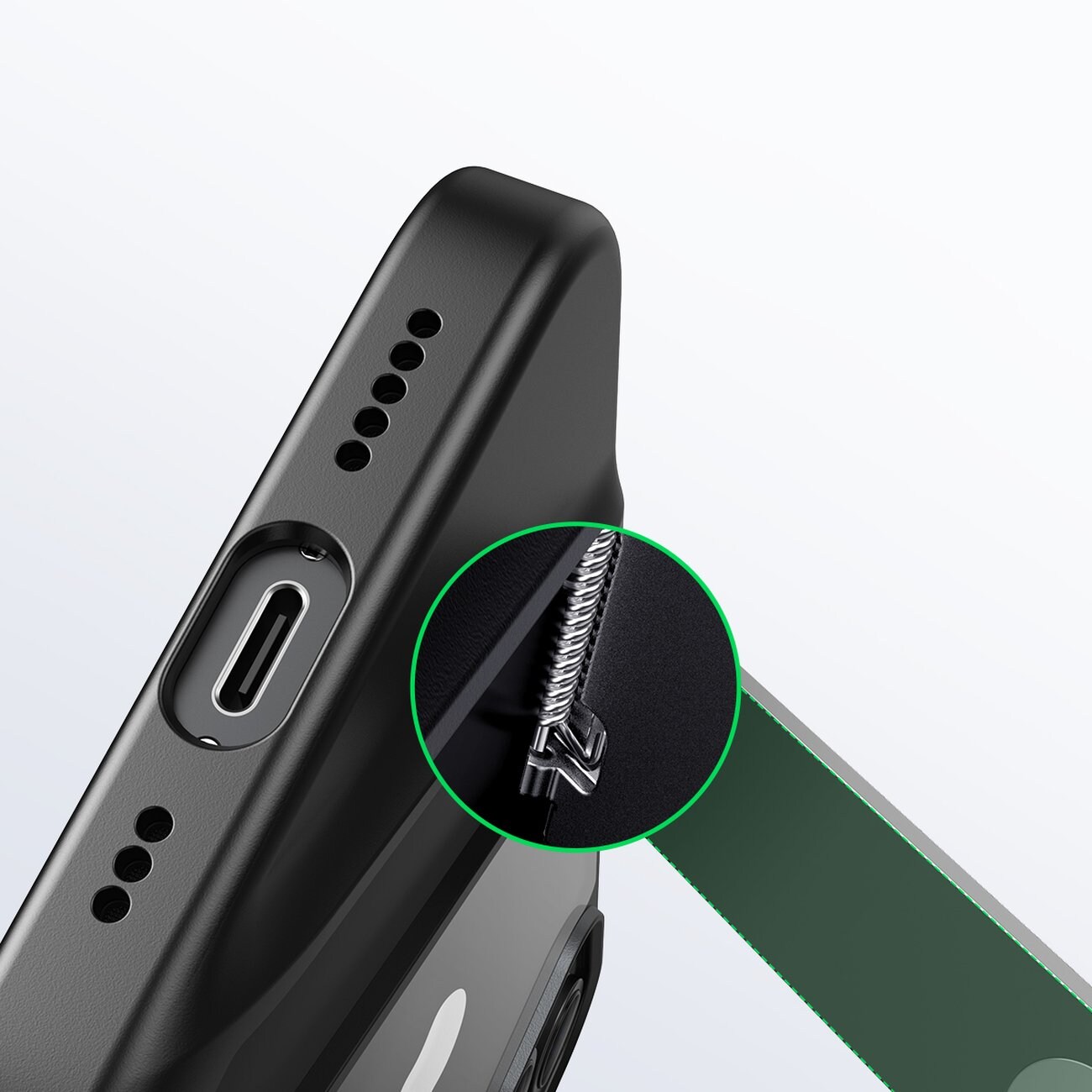 Ugreen LP634 Kickstand Skyddsfodral Hårt med gelram och stativ för iPhone 14 Plus (90925)