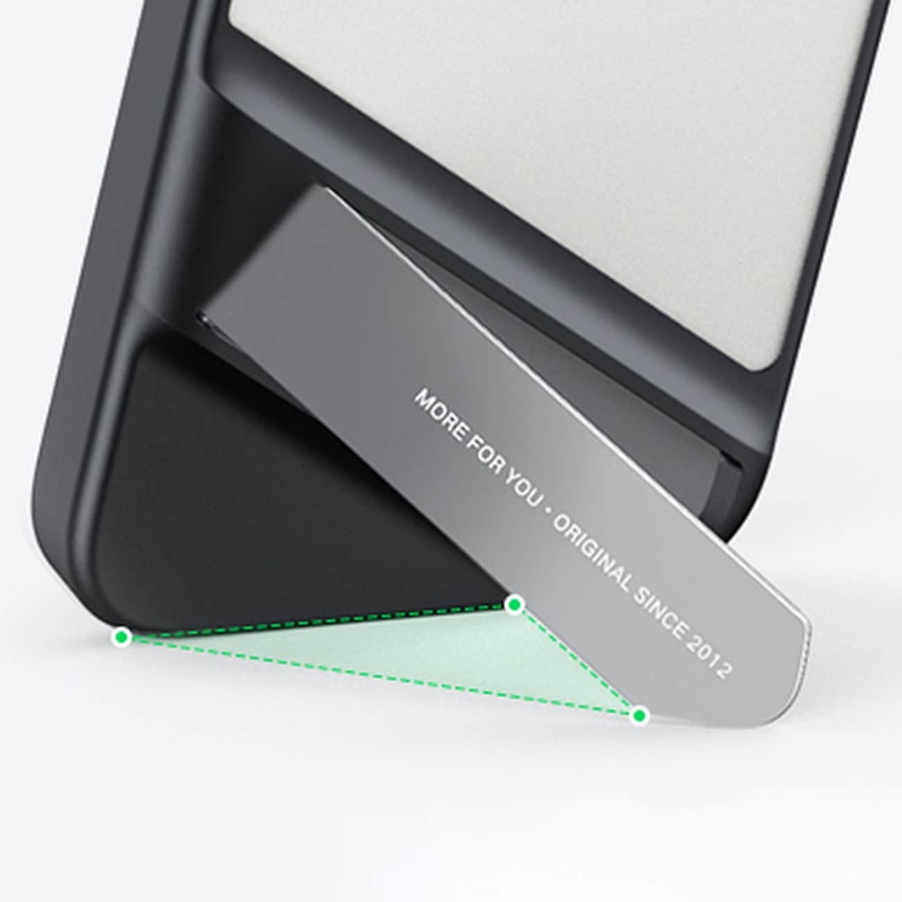 Ugreen LP635 Kickstand Fodral för iPhone 14 Pro - Hårt skal med gelram, Svart (90926)