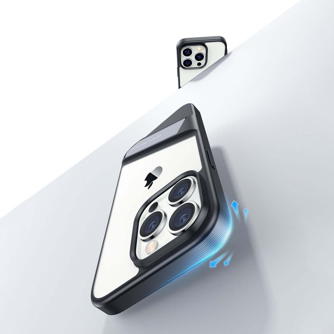 Ugreen LP635 Kickstand Fodral för iPhone 14 Pro - Hårt skal med gelram, Svart (90926)