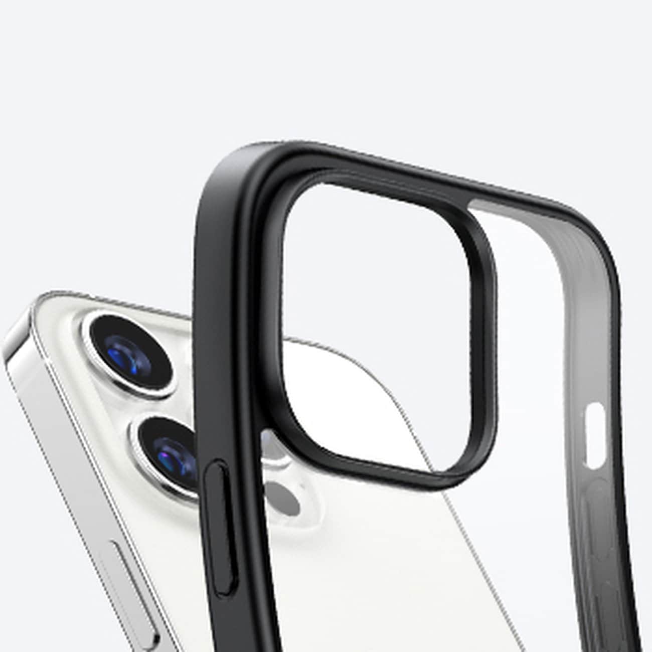 Ugreen LP635 Kickstand Fodral för iPhone 14 Pro - Hårt skal med gelram, Svart (90926)